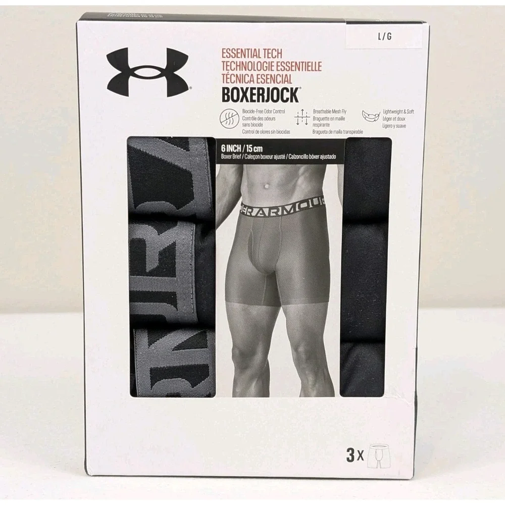 Under Armour Essential Tech Boxerjock 3 Pack 6